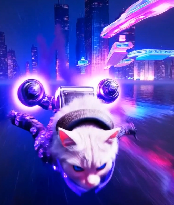 CatViva High-Velocity Midnight Flight