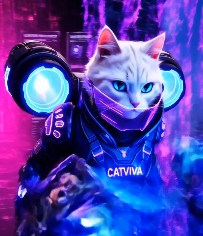 CatViva Neon Horizon Synchronization