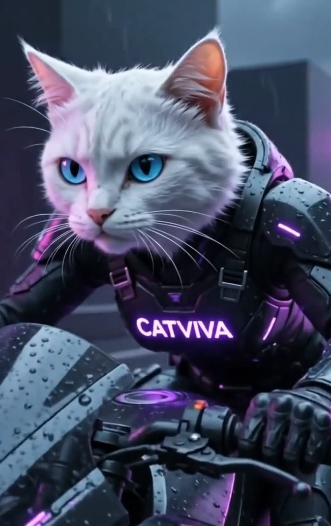 CatViva Zero Gravity Drift and Air Stall on Neon Hoverbike